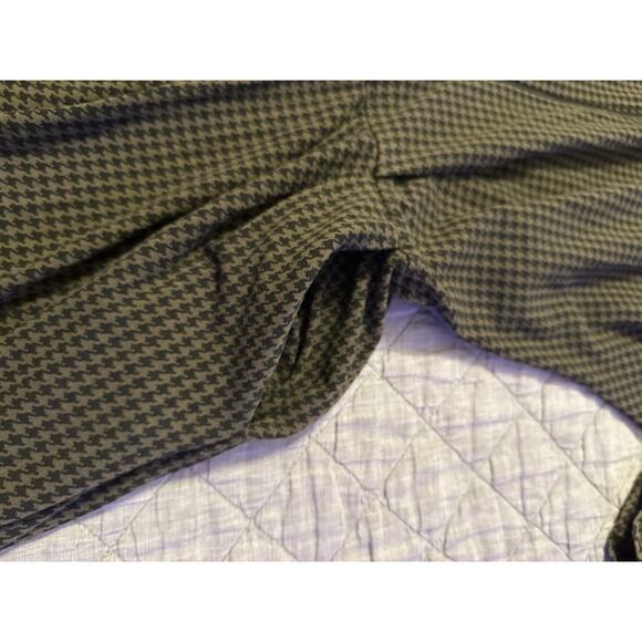 Ann Taylor Vintage Houndstooth Mock Neck Jumpsuit Small Retro 90s Stretch Knit - Picture 6 of 13